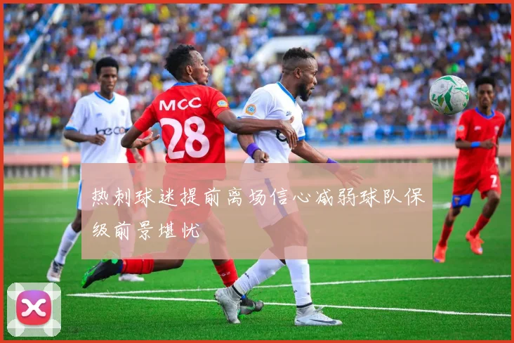 热刺球迷提前离场信心减弱球队保级前景堪忧